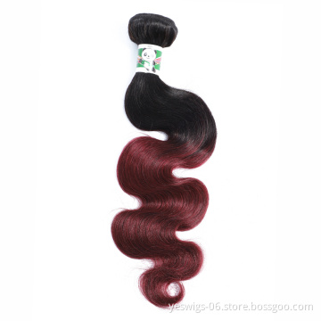 Bright Color 1b-99j Hair Weave Bundles Cuticle Aligned Peruvian Remy 1b-99j 27 30 33 613 Blonde Ombre Double Weft Hair Body Wave